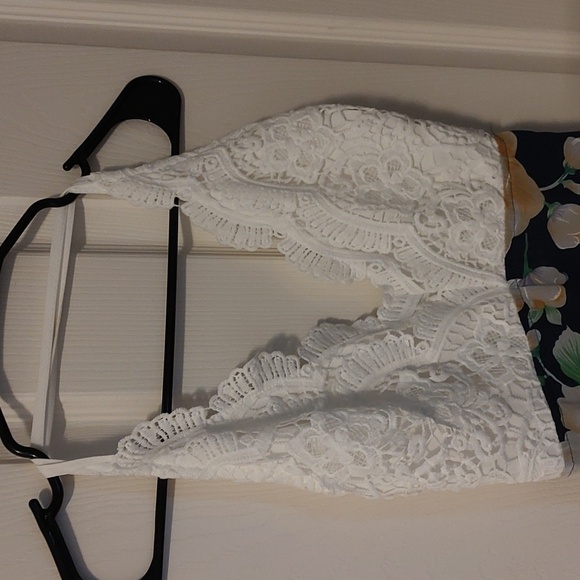 NWT Flower Print Hi-Low Dress - Picture 3 of 6